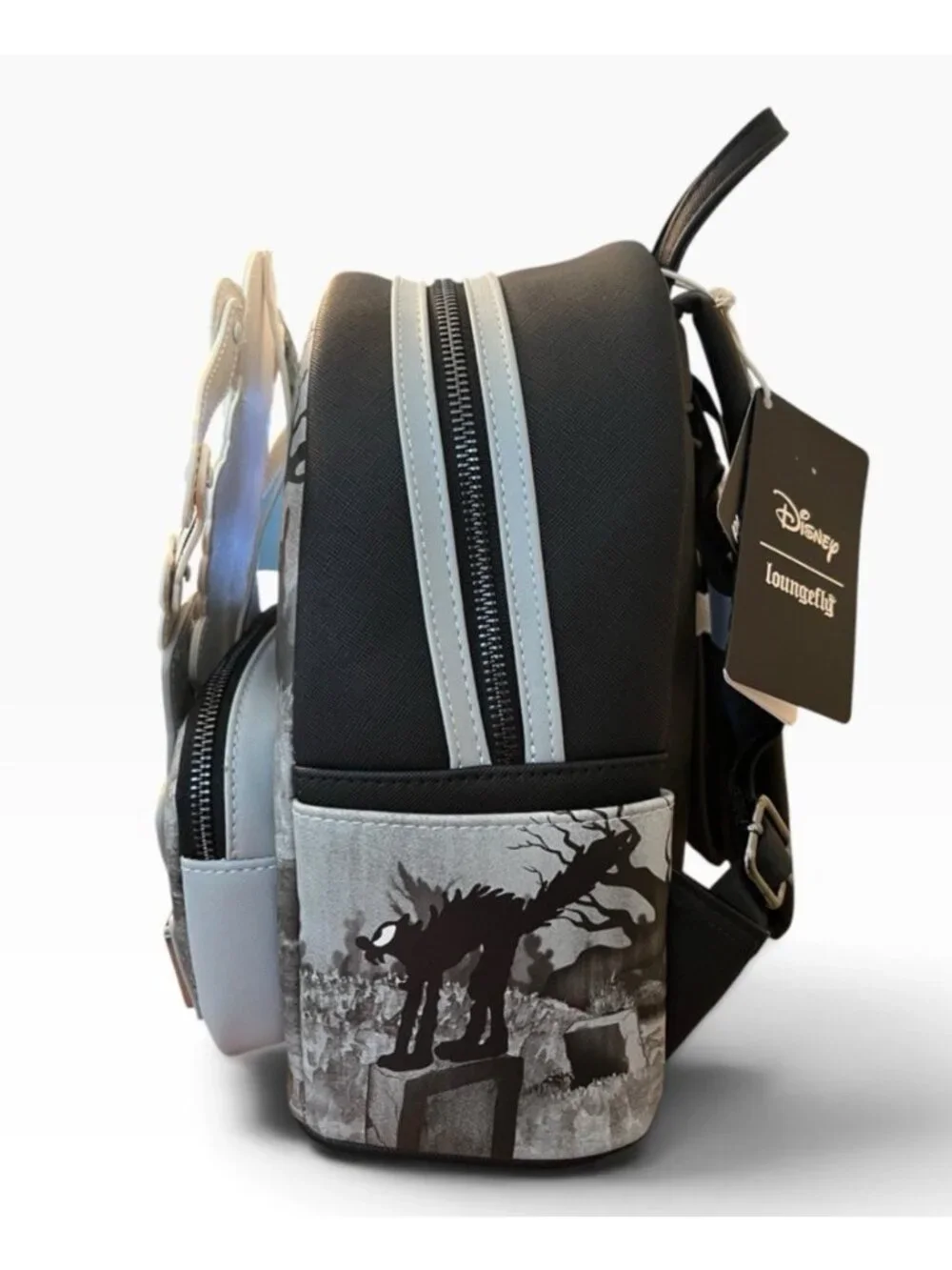 Loungefly The Skeleton Dance 95th Ann Glow Mini Backpack Halloween Movable NWT